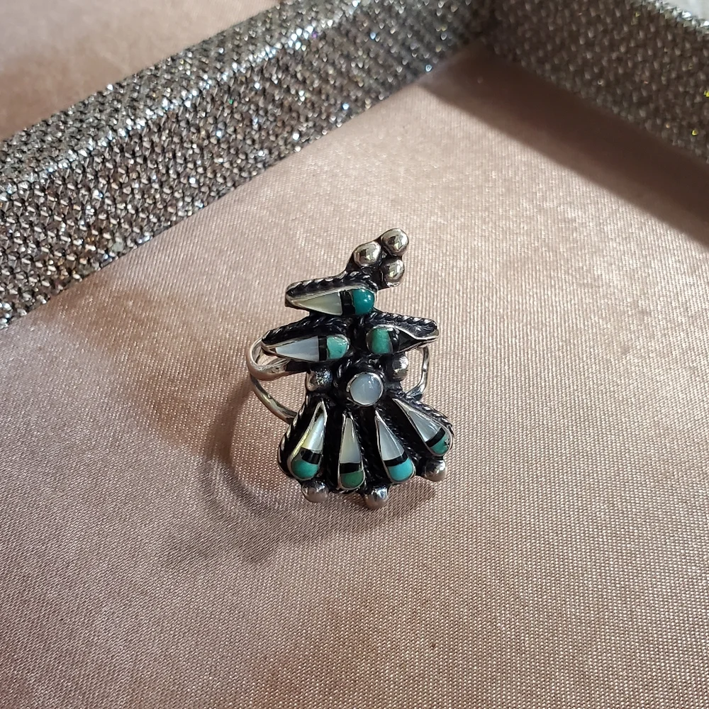 Vintage Native American ThunderBird Ring